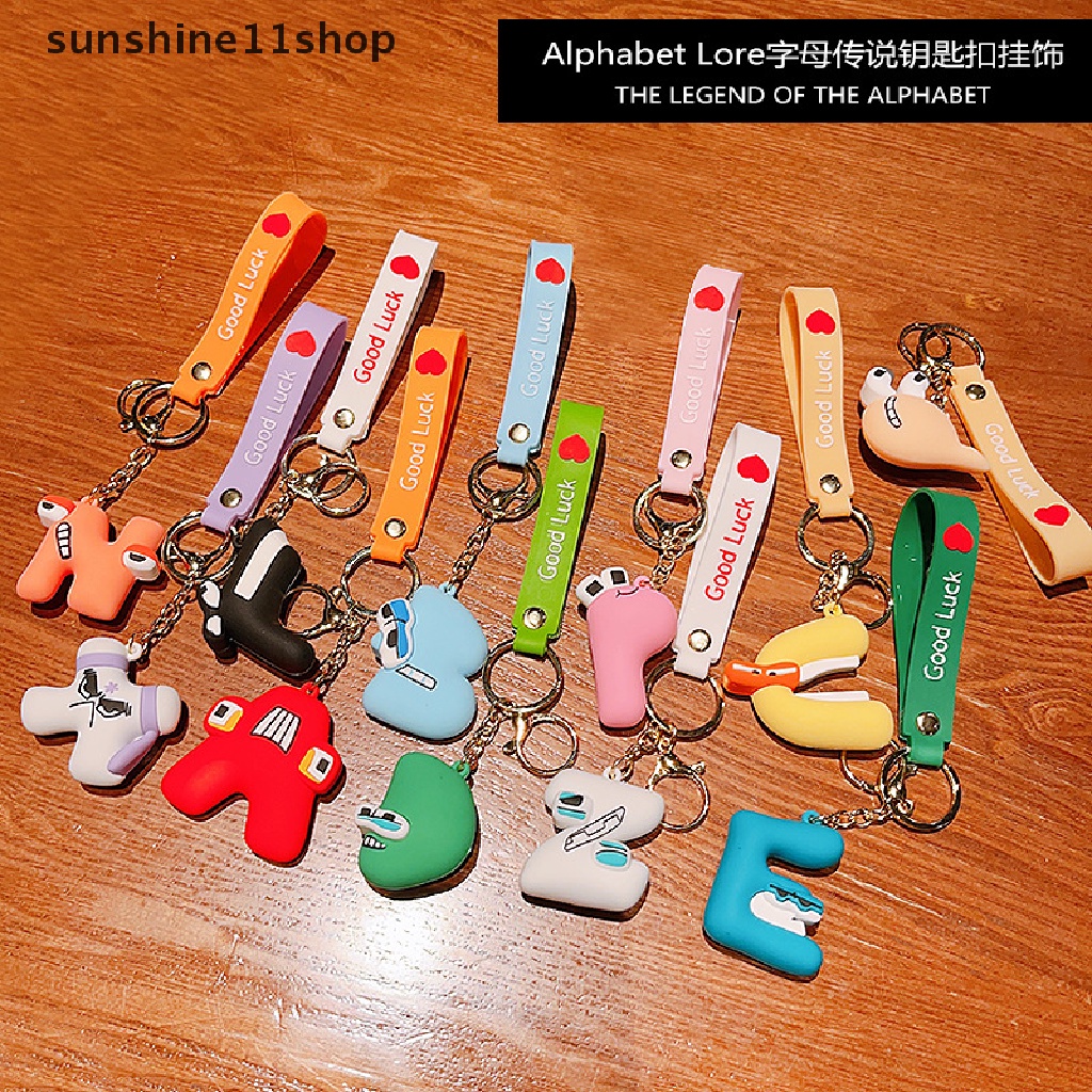 Sho Alphabet Lore Gantungan Kunci Mainan Huruf Inggris Animal Doll Toys Hadiah Untuk Anak Anak Edukasi Alphabet Lore N