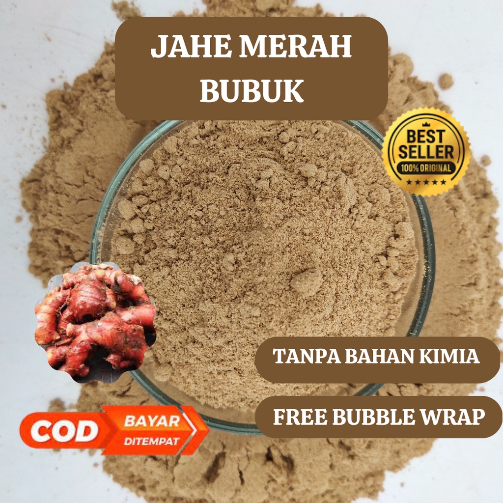 

Jahe merah murni instan bubuk