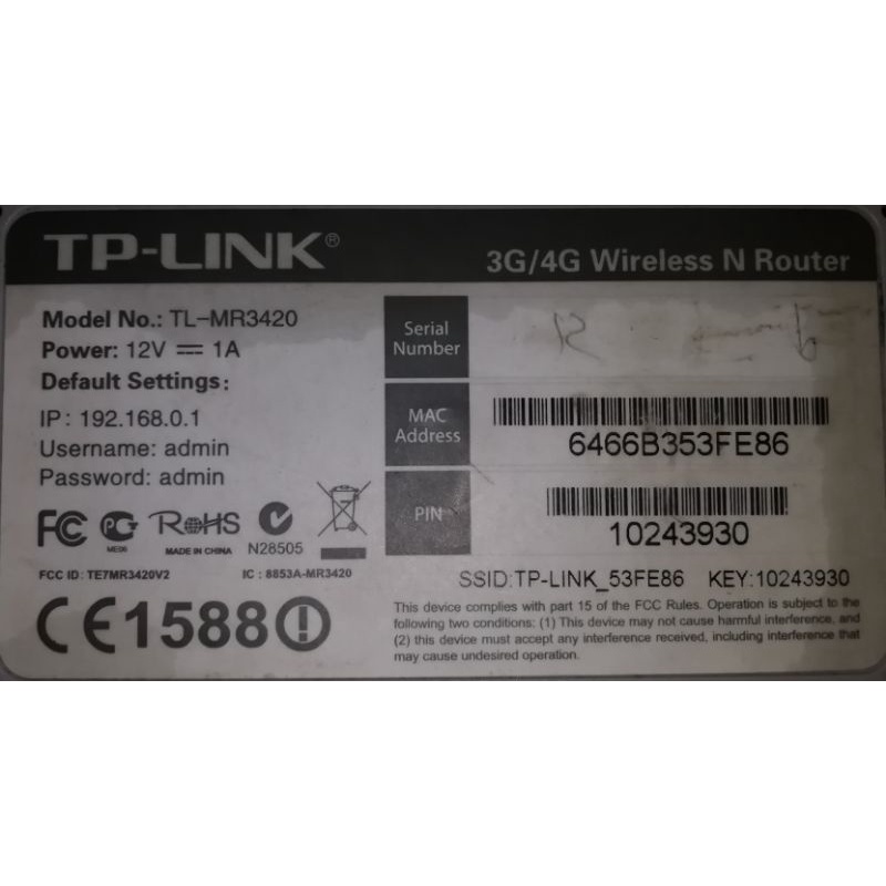 Modem Router Tp- link