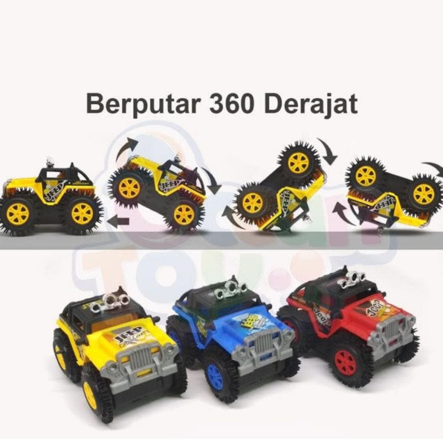 MAINAN MOBIL JUNGKIR BALIK / MOBIL POLICE TIPPING CAR HADIAH ANAK