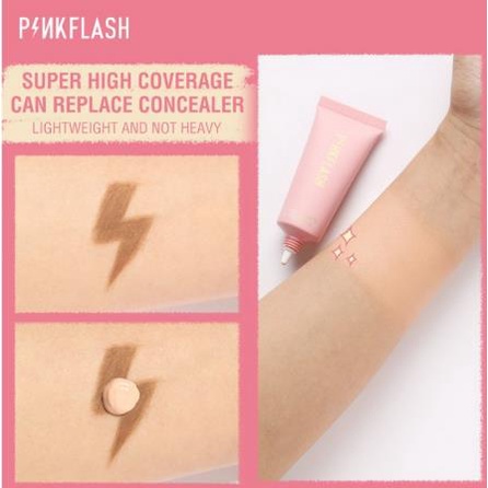 * NCC * Pinkflash Foundation Lasting Matte Pink #OhMySelf PF002 Pink Flash