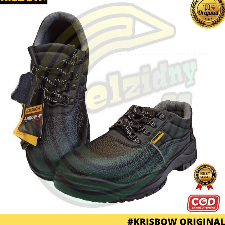 STOK TERBATAS Sepatu Safety Krisbow Arrow 4 inch