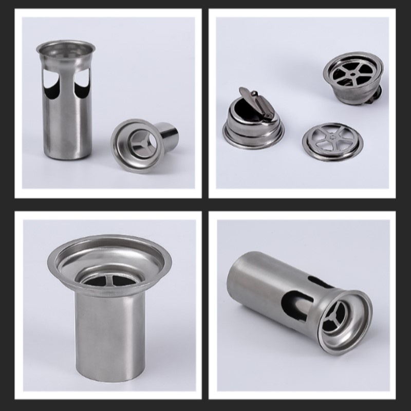 ღ Saringan Lantai Plug Stainless Steel Floor Drain Inti Air Drain Saringan Selokan Saringan Bau Tahan Serangga Tahan anti Penyumbatan Dapur Kamar Mandi Aksesoris