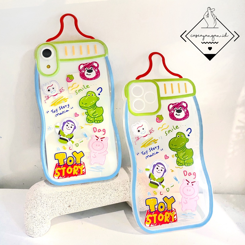 TOY STORY Case For Iphone ( 7-14) 7 8 PLUS X XS XR 11 12 13 14 PRO MAX Casing Lucu Cute TOY Bear Bot