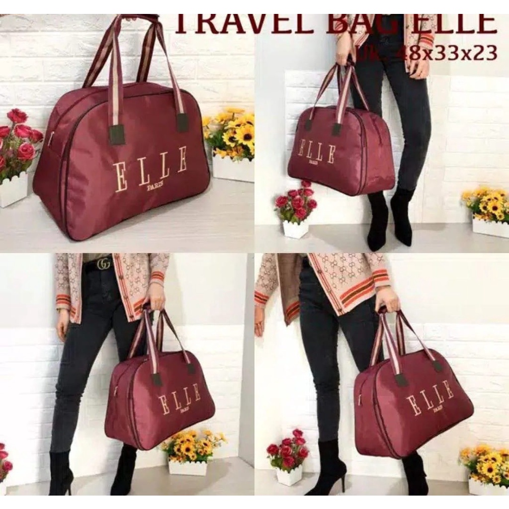 Tas Travel Bag Tas Pakaian Tas Baju Tas Jinjing Tas Piknik Tas Bepergian Tas Mudik Elle Bag tas trevel