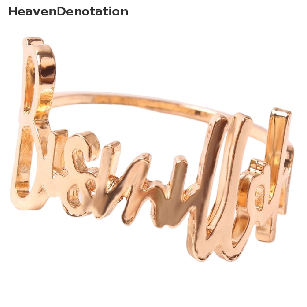 [HeavenDenotation] 6pcs Cincin Serbet Eid Mubarak Muslim Islam Ramadhan Kareem Alloy Serbet Gesper HDV