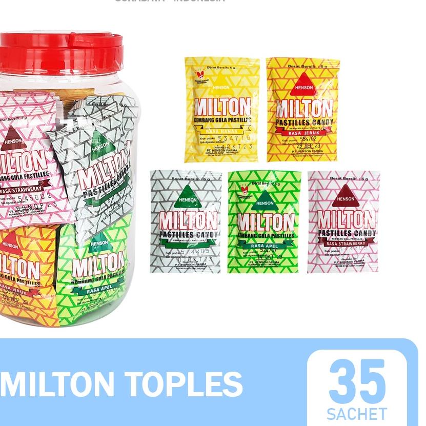 

♦ Milton Pastilles Toples Isi 35 Sachet ➫