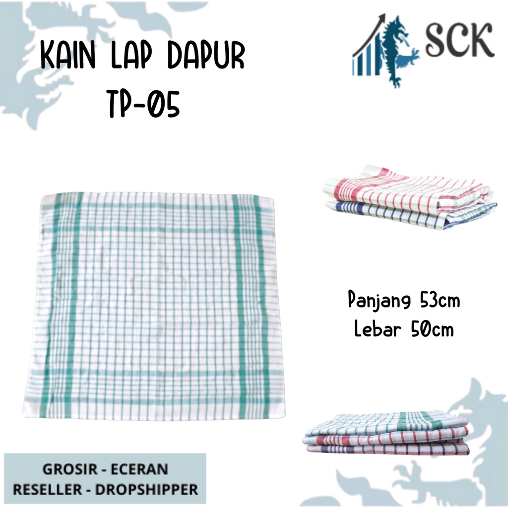 [ISI 3] SERBET TP-05 / KAIN LAP DAPUR / SERBET / LAP CAP TP05