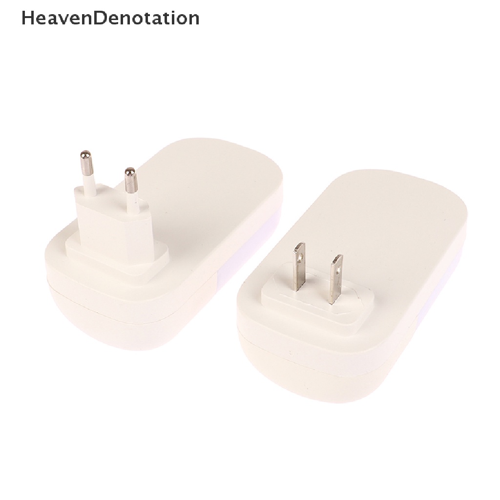 [HeavenDenotation] Lampu Malam LED EU/US Plug-in Switch Lamp Nightlight Hemat Energi Lampu Samping Tempat Tidur HDV