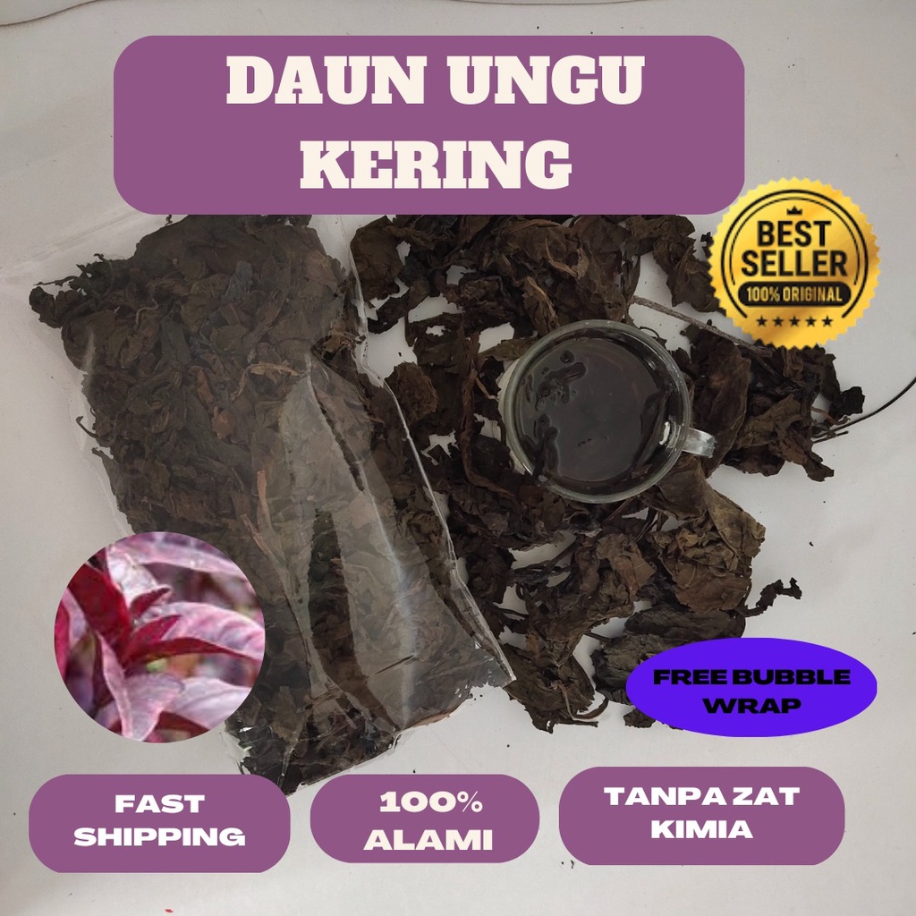 

DAUN UNGU - HERBAL AMBEIEN GRADE A