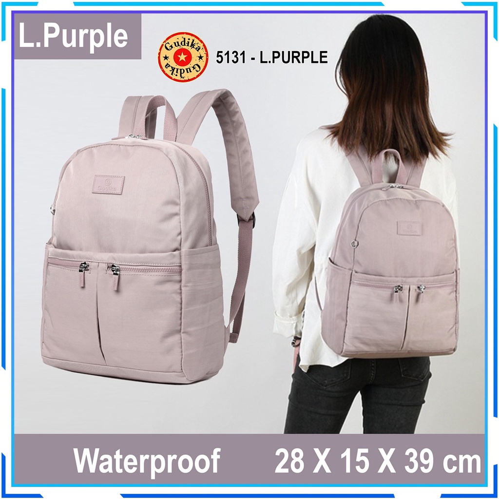 BIG PROMO GUDIKA 5131 - Tas Ransel Laptop Wanita Kekinian Import Original Waterproof Anti Air Premium Korea terlaris - tas wanita - tas cewek - tas kerja - tas laptop - rangsel - gudika bag - tas gudika - backpack - kekinian - terbaru - tas gendong