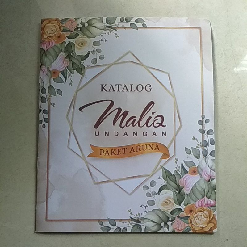 jual contoh undangan maliq / katalog undangan maliq /  album undangan maliq