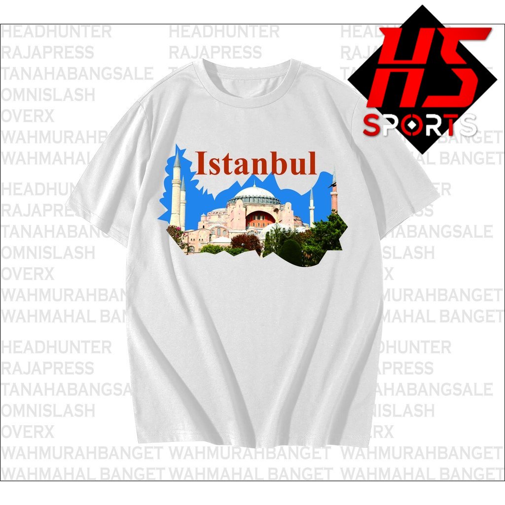 KAOS ISTANBUL - BAJU TURKEY - KAOS ISTANBUL TURKEY - OLEH OLEH TURKEY ISTANBUL TYPE 1
