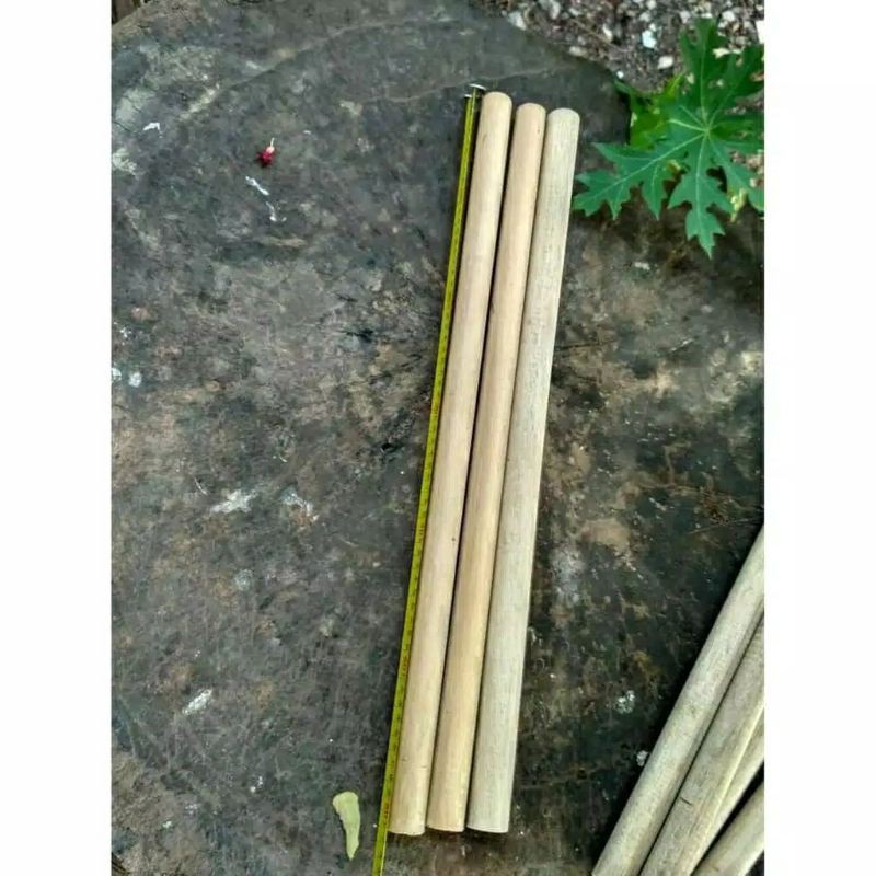 Tongkat Kayu Penyangga Tas Pos Obrok