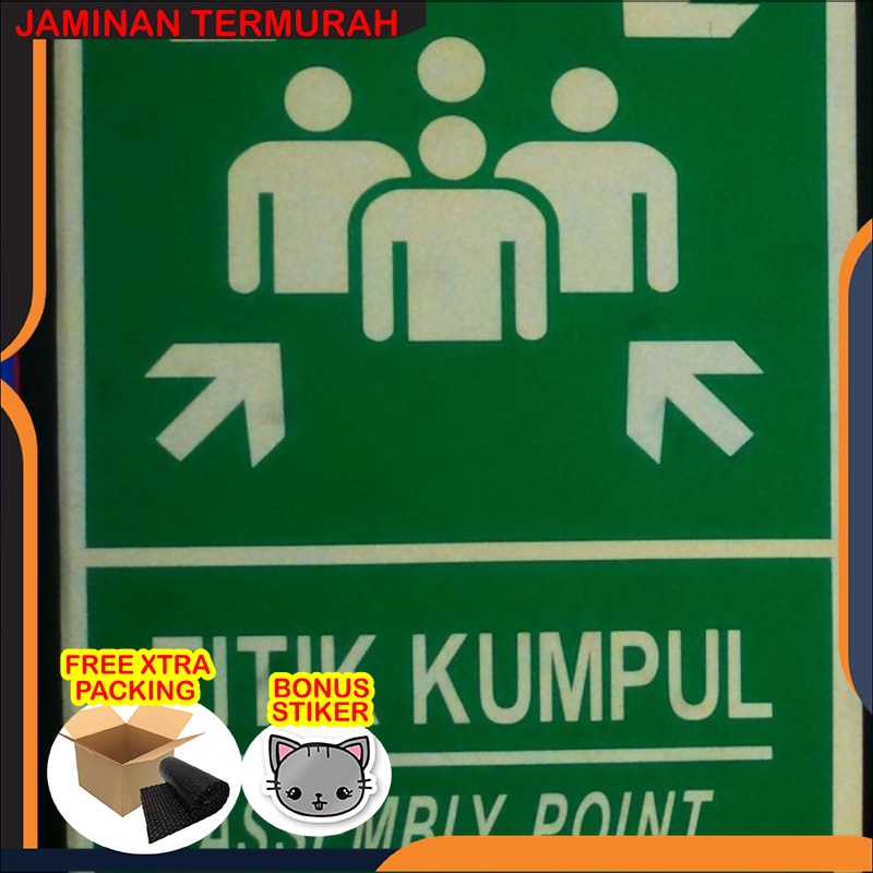 

Grosir Rambu titik kumpul assembly point. bisa custom design bebas Elegan