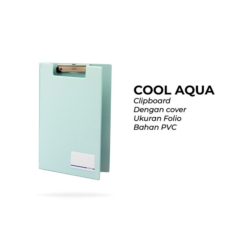 

Bantex Clipboard Papan Jalan Folio F4 Dilengkapi Cover Penutup Trendy Pastel
