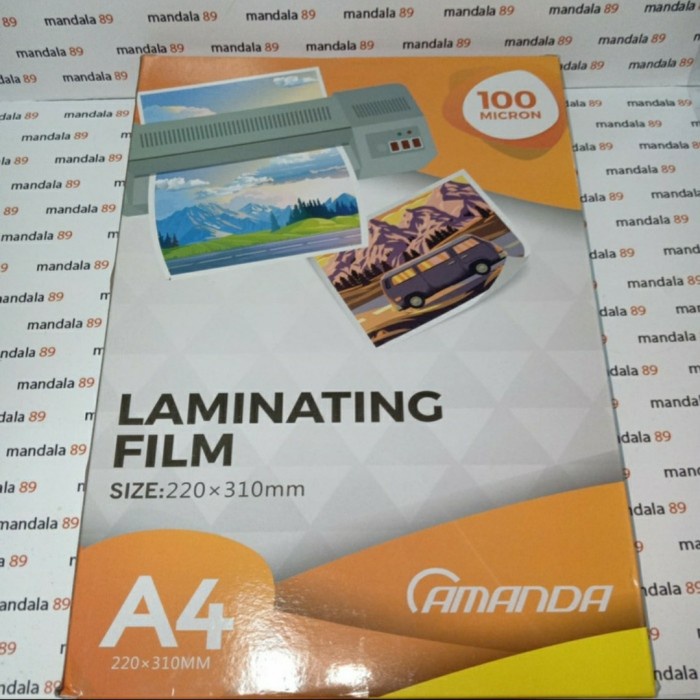 

[[JNT COD]] laminating plastik a4 merk amanda - Hombo