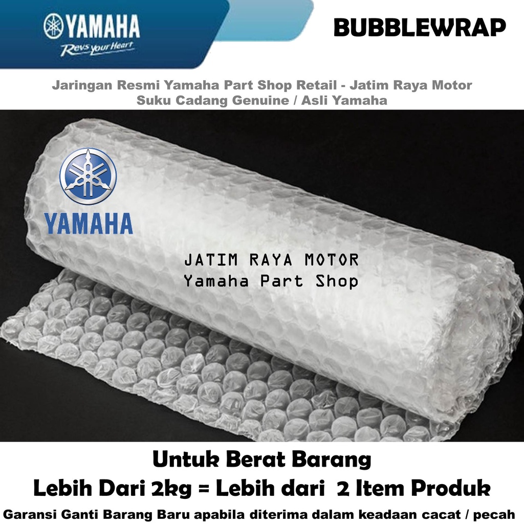 

Bubble Wrap Tambahan Untuk Pembelian Lebih Dari 3 Produk