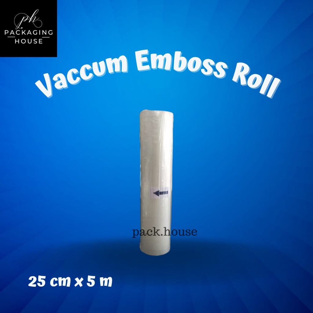 Vacuum Emboss Roll 25 x 5 m | Plastik Vacuum Emboss Roll 5 meter | Plastik Vacuum Emboss |