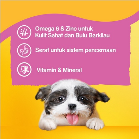 PEDIGREE POUCH WET FOOD 130gr MAKANAN ANJING ADULT PUPPY