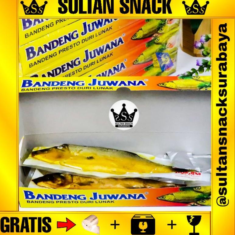 

T80 Ikan Bandeng Presto Duri Lunak Vacum / Vacuum Juwana / Juana Isi 2 Ekor BIG SALE ☇