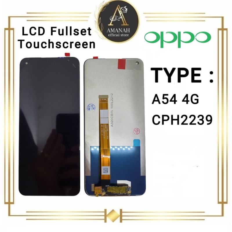LCD TOUCHSCREEN OPPO A54 4G / CPH2239 Fullset Original Super 100% Layar Hp Tanam FULL SET COMPLETE