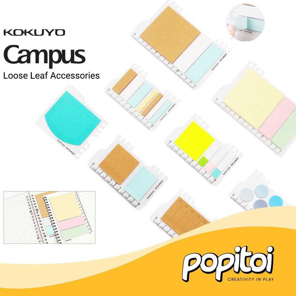 

X92 KOKUYO Sticky Note Memo Pad Loose Leaf Accessories TERBAIK ヸ