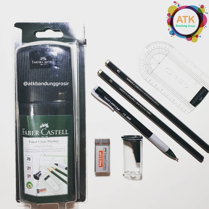 

BISA COD Paket Ujian Faber Castell Exam Set Mantap EBTA SPMB Paket Alat Tulis