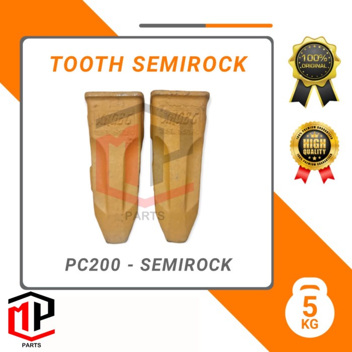 Tooth Kuku Bucket Lancip dan Pin PC200 205-70-19570 RC Semirock Komatsu Import