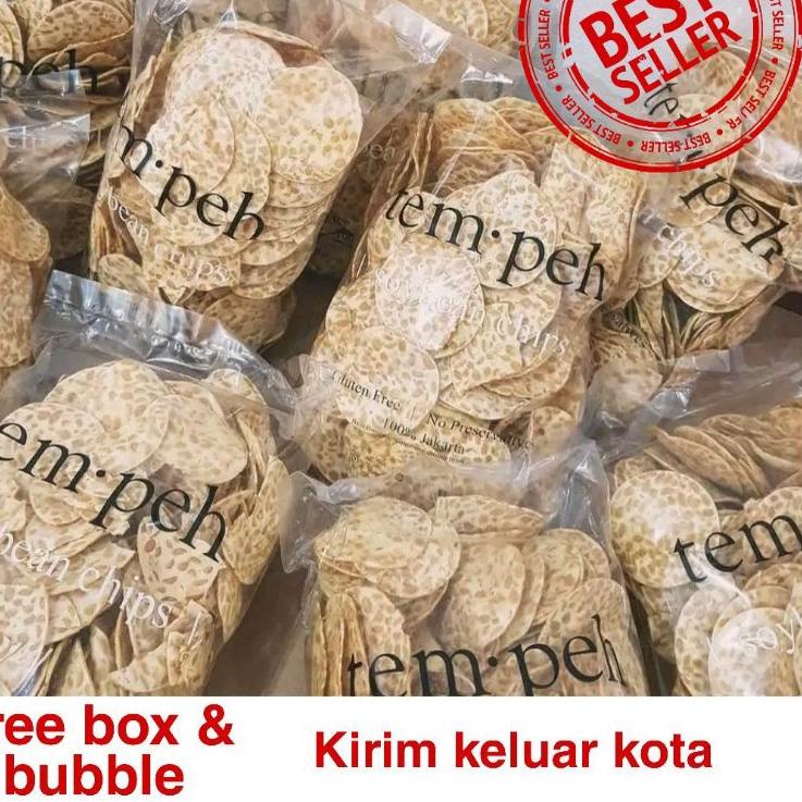 

❄ KERIPIK TEMPEH KRIPIK TEMPE UKURAN L 500gr -GLUTEN FREE ☛