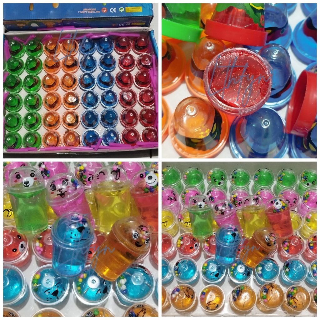 SLIME ANAK WARNA-WARNI IMPOR // SLIME 1BOX ISI 48PCS