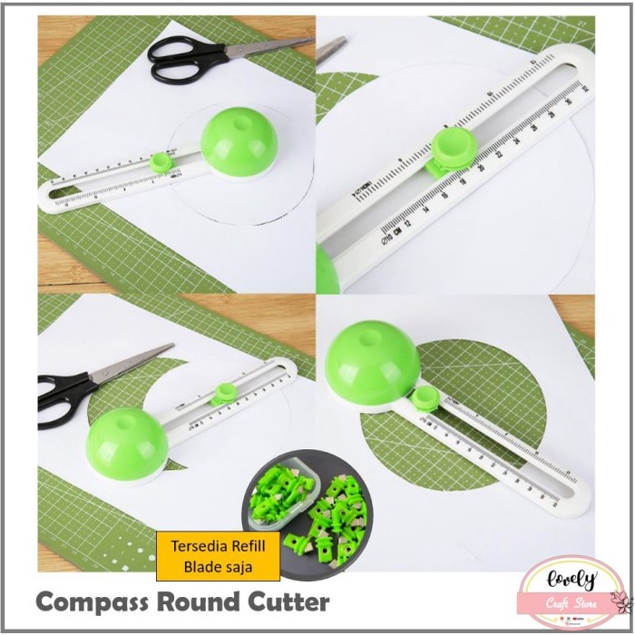

Terlaris Round/Compass Cutting Knife Cutter Pemotong Lingkaran
