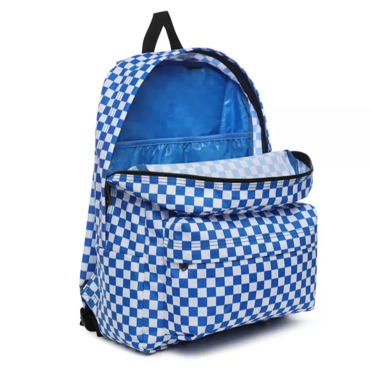 TAS PUNGGUNG VANS OFF THE WALL | OLD SKOOL III BACKPACK VICTORIA BLUE CHECKER