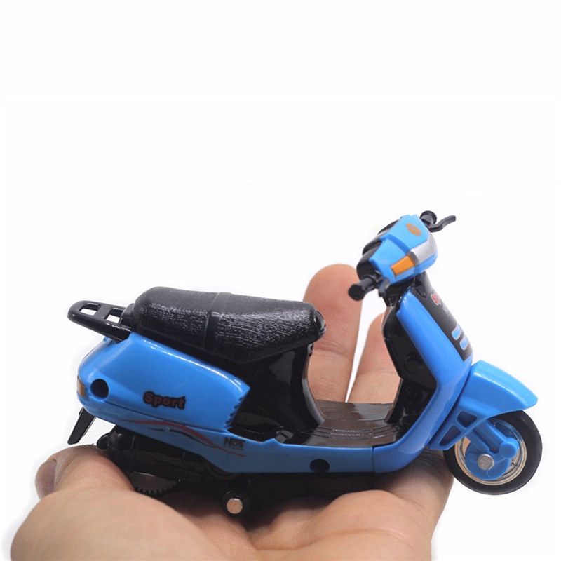 1/16 Scooter Model Anak Mini Ladies Motor Mobil Kendaraan Mainan Kado