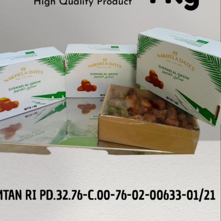 

❆ 1 Kg Kurma sukkari Al-Qasim Sukari NAKHELA DATES ➤