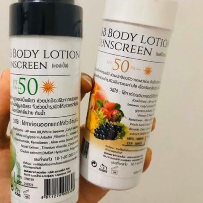 ➹ Arbutina Bb Body Lotion Sunscreen SPF 50 PA++ ◊