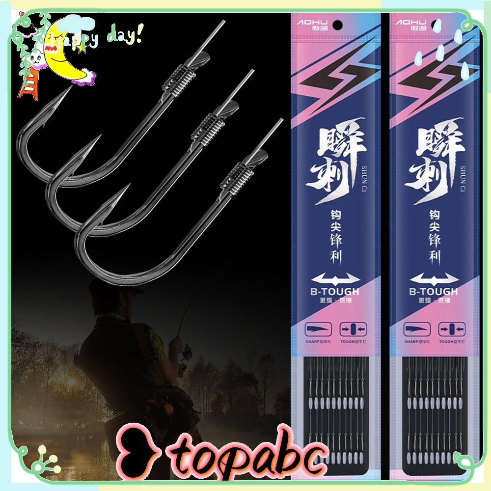 Top Fishing Tackle Tajam Aksesoris Alat Olahraga Luar Ruangan Double Hook