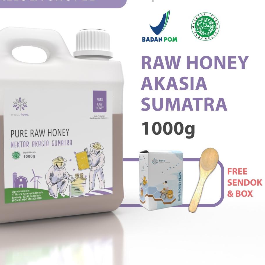 

♥ Asli Murni 1kg Tava Grade A Nektar Akasia Sumatra 100% Alami Pure Natural Raw Honey ➴