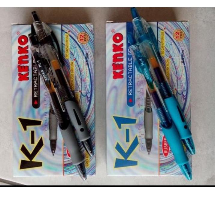 

FLASH SALE Pulpen Gell Kenko K1 Retractable ( 1pak/12pcs ) gas !!
