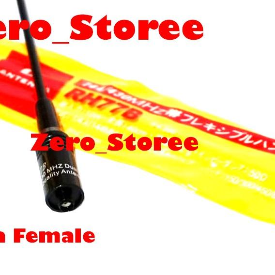 ➻ D Antenna RH77B Antena HT Baofeng DualBand SMA Female pecut lidi panjang RH77 VHF UHF S RH 77B RH-