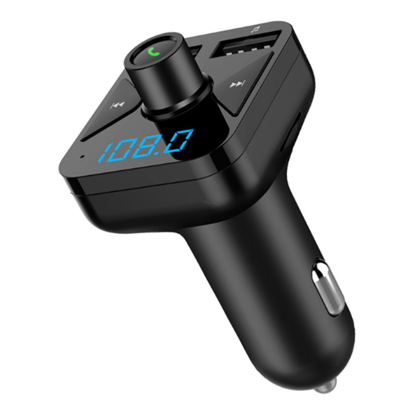 BT16 FM Transmitter AUX Bluetooth Hands-free MP3 Dual USB Charger