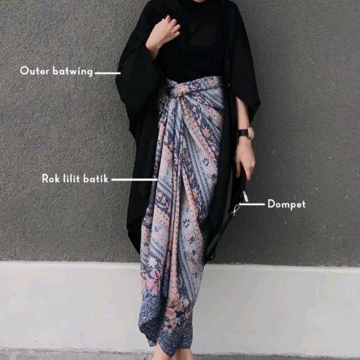 ♣ Rok lilit batik / rok lilit batik kain lilit murah / lilit batik modern ✮