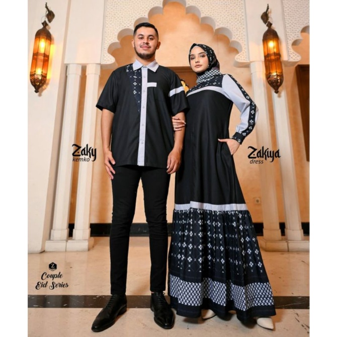 ZAKIYA DRESS & ZAKY KOKO ZALIFA. SET COUPLE ZALIFA TERBARU