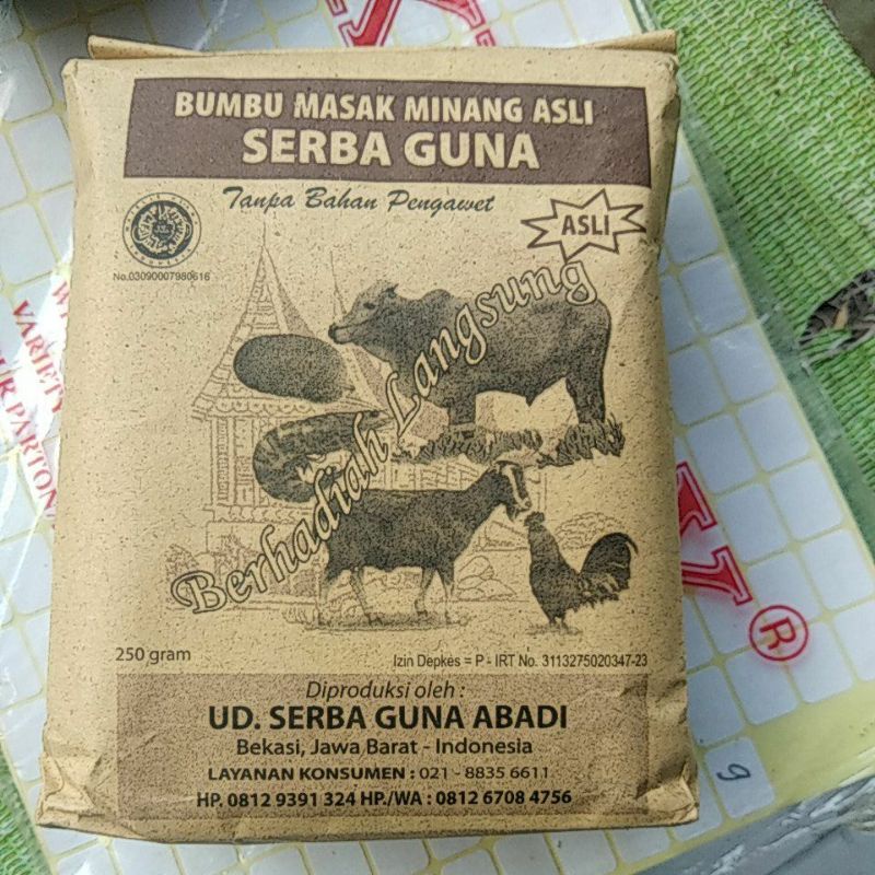 

Serba guna merah 250gram