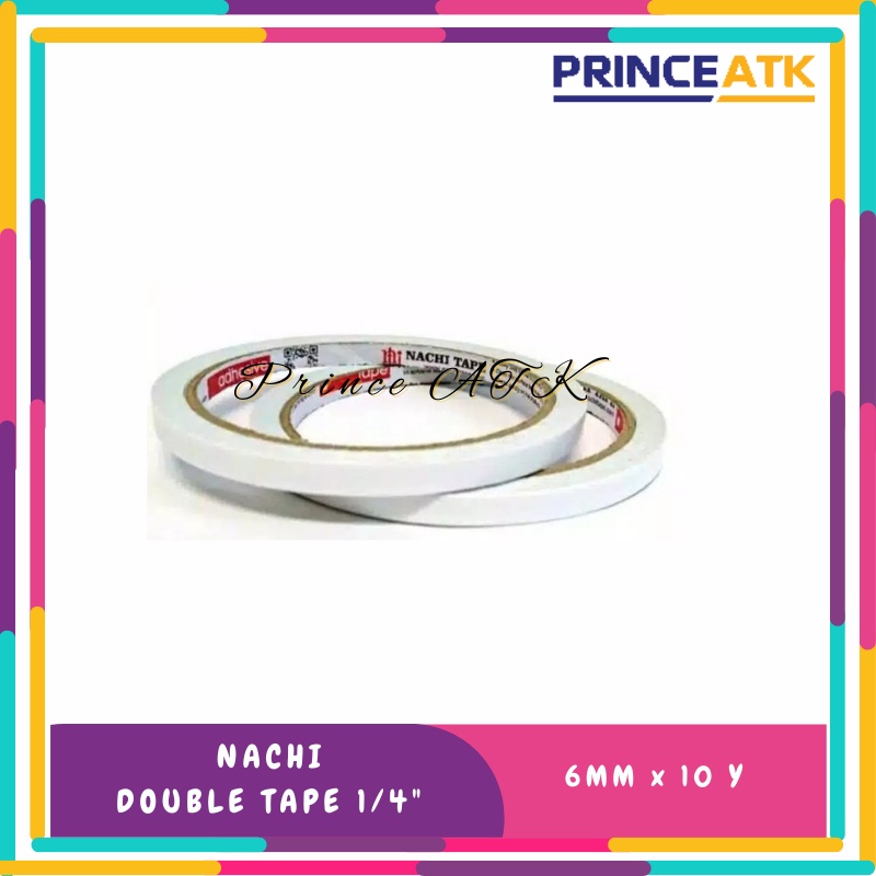 

(1 PCS) ISOLASI DOUBLE TAPE NACHI 6MM X 10 YARD