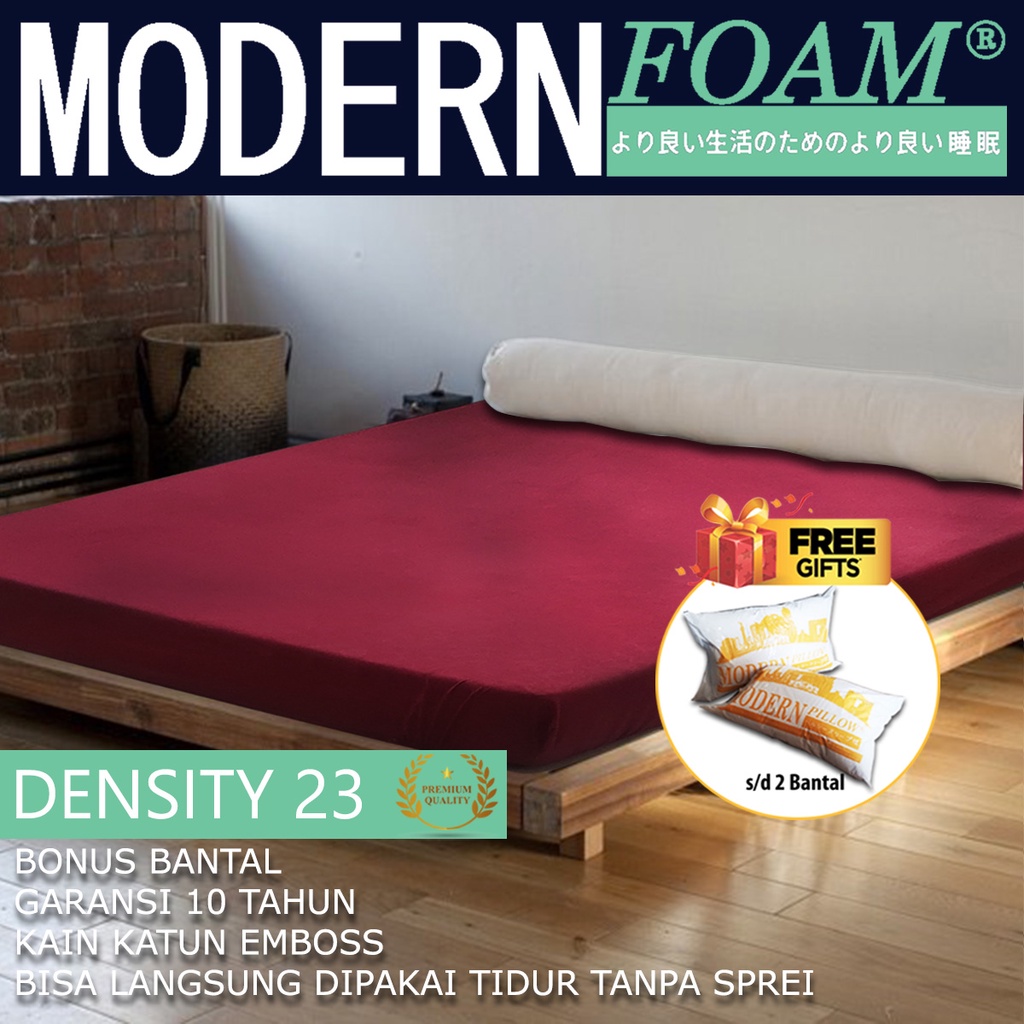Kasur Busa Modern Foam Setara Inoac Asli Original - Bonus Bantal
