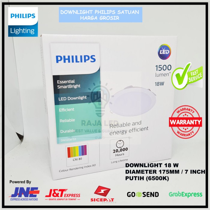 Terlaris Lampu Philips Downlight Led Dn020B G3 18W 18Watt 18 Watt 18 W