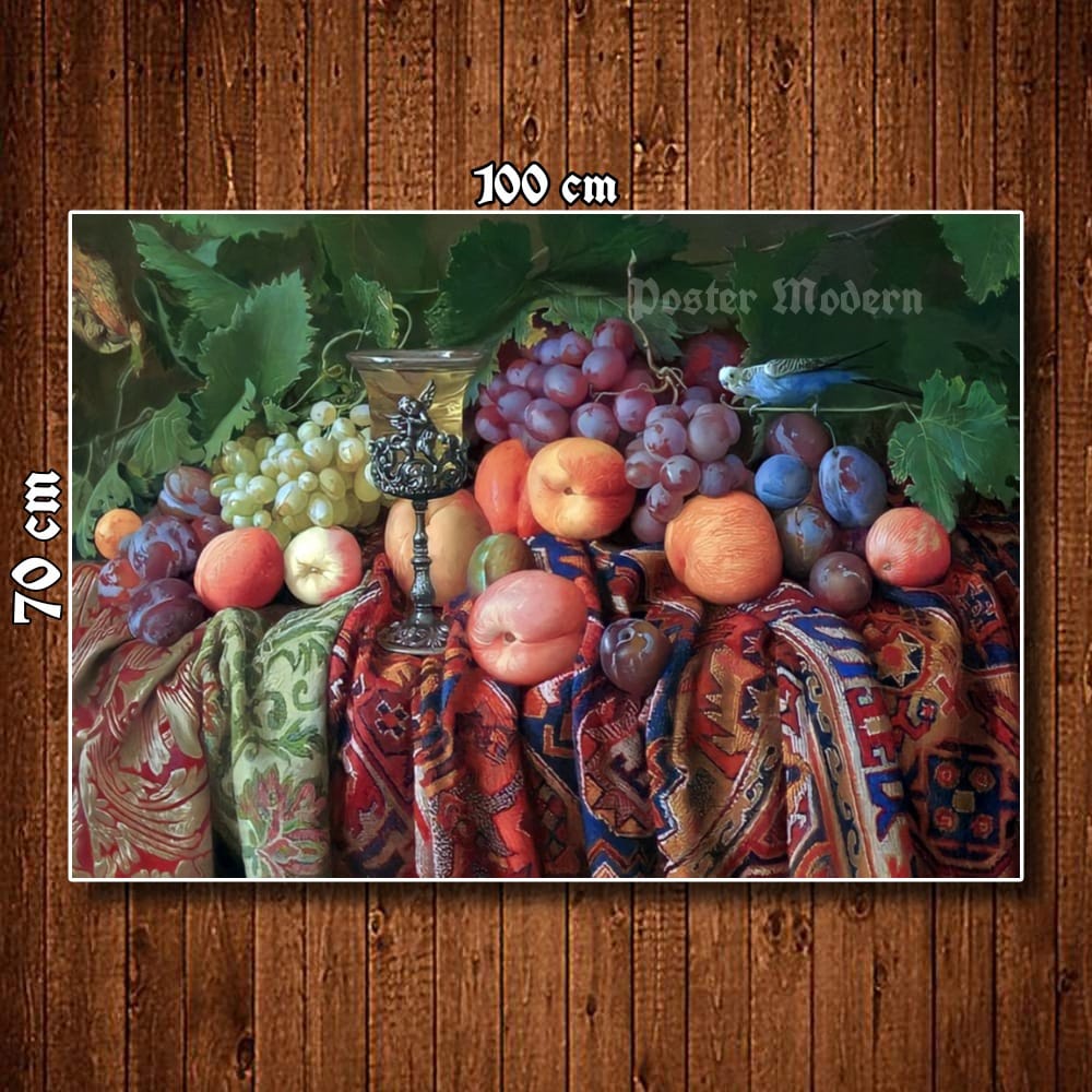 HIASAN DINDING POSTER GAMBAR LUKISAN BUAH BUAHAN UKURAN JUMBO 3D CODE10 BEST SELLER / LUKISAN BUAH D