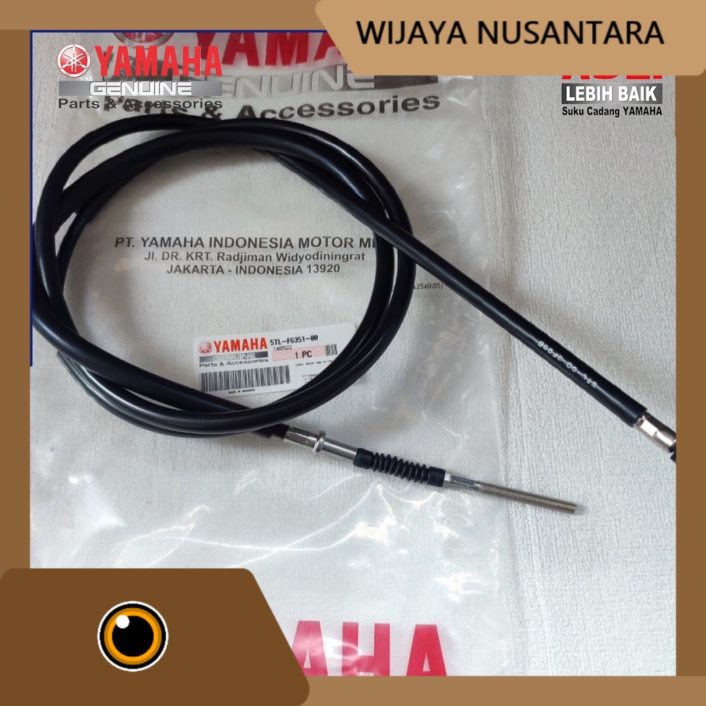 TALI KABEL REM BELAKANG MIO SPORTY ATAU SMILE ORIGINAL ORI YAMAHA 5TL-F6351-00