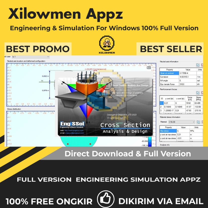 [Full Version] Engissol Cross Section Analysis And Design Pro Engineering Software Lifetime Win OS